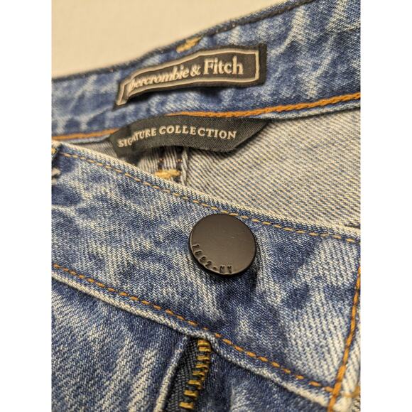 Abercrombie Jeans Women's 24W 28L Signature Ankle Straight Denim 90's Y2K Preppy - Picture 6 of 12